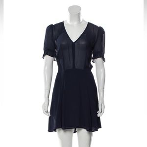 Reformation V-Neck Mini Dress